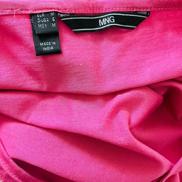 Brand New MNG Pink Tank Top, Size M - Picture 5 of 5